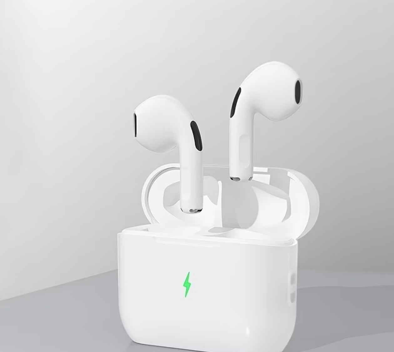 True Wireless In-Ear Music Headset | Sports Mini Earbuds with HIFI Bass, 9D Stereo HD Calling, Sound Isolation, Touch Control, Semi-Open-Back Design,
Condenser Microphone, Wireless Charging Case, USB Type-
C Charging