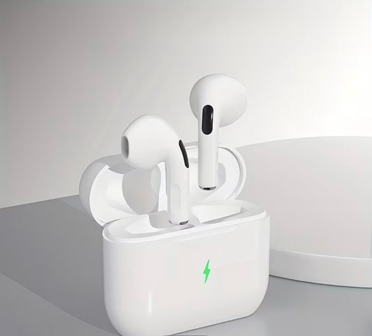 True Wireless In-Ear Music Headset | Sports Mini Earbuds with HIFI Bass, 9D Stereo HD Calling, Sound Isolation, Touch Control, Semi-Open-Back Design,
Condenser Microphone, Wireless Charging Case, USB Type-
C Charging